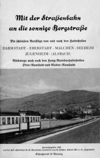 1939 Ausflugsbroschüre Bergstraße