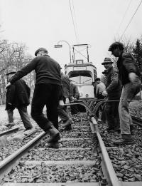 1962 Gleisarbeiten