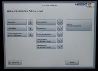 Automat Touchscreen Fahrschein