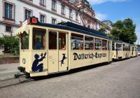 Der Datterich-Express ist ein Drei-Wagen-Zug