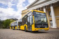 19 weitere Elektro-Gelenkbusse hat die HEAG mobilo bestellt, ab 2024 fahren sie durch Darmstadt.