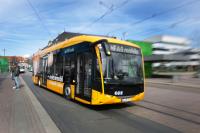 Erster E-Bus der HEAG mobilo